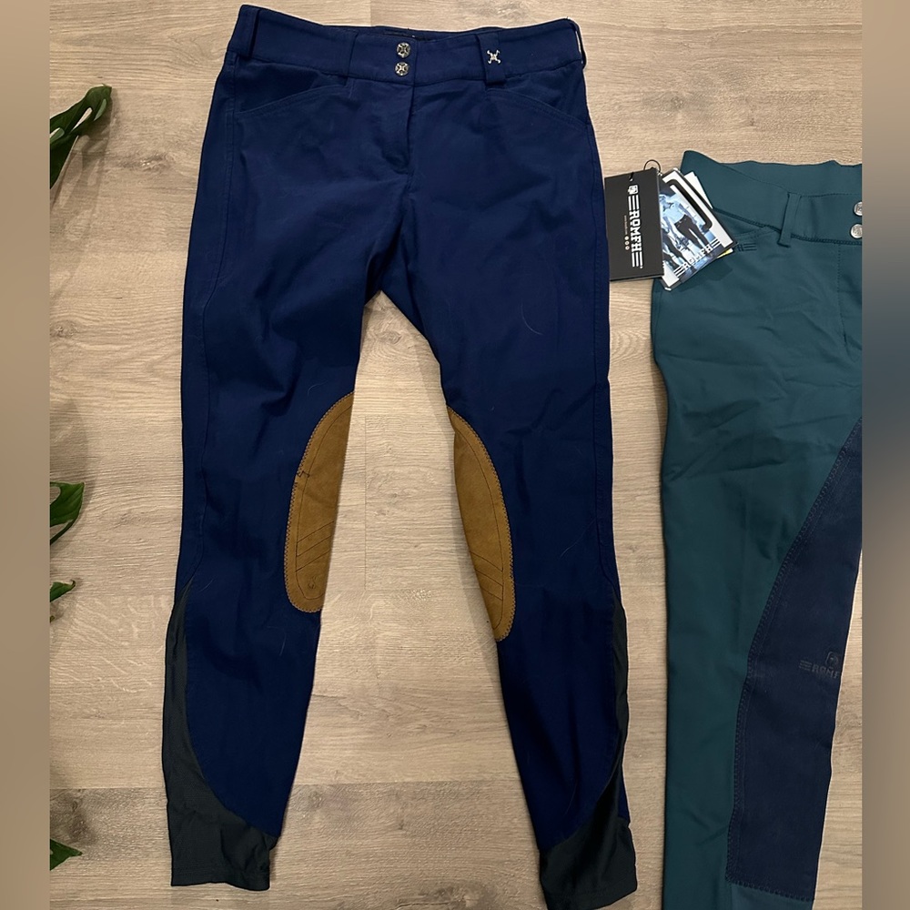 EUC Tredstep Solo Breeches - Size 30L - Blue